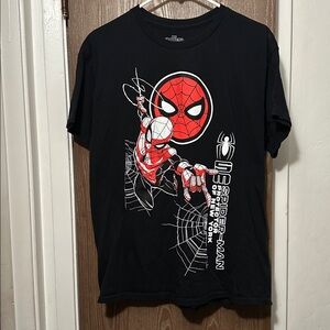 Marvel Black and Red Spider-Man Tee - Men’s T-shirt - LARGE